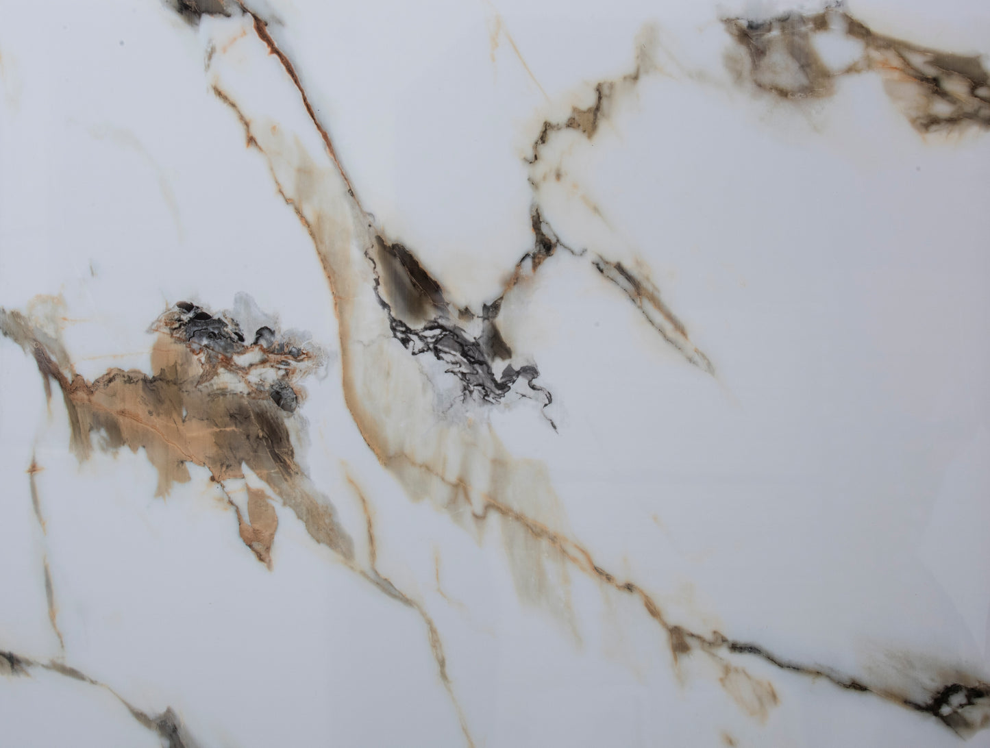 Placa Decorativa PVC Imitatie Marmura, 2800x1200 mm, White Sensation - InteriorLuxDesign