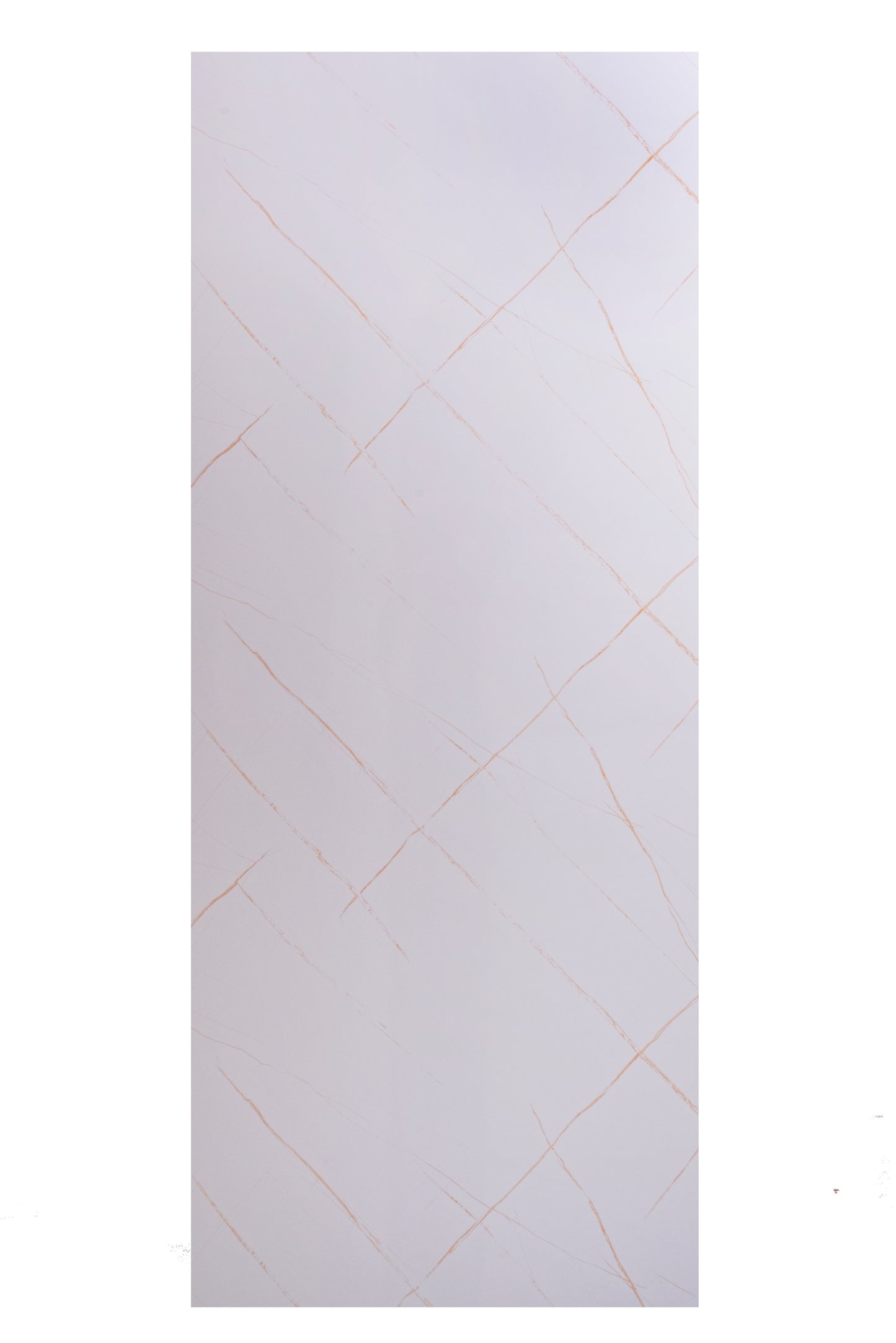 Placa Decorativa PVC Imitatie Marmura, 2800x1200 mm, White with Gold - InteriorLuxDesign
