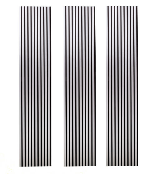 Pachet de 3 riflaje decorative din MDF, culoare Alb – PanelDecorArt