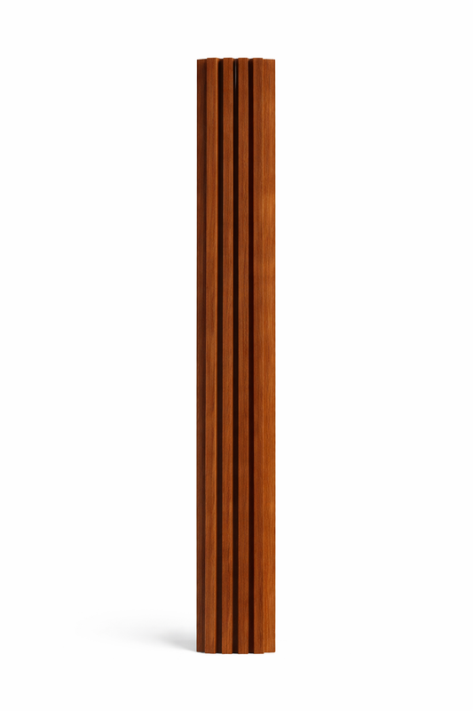 Panou Riflaj Decorativ, WPC, 2800 x 170 mm, Wenge