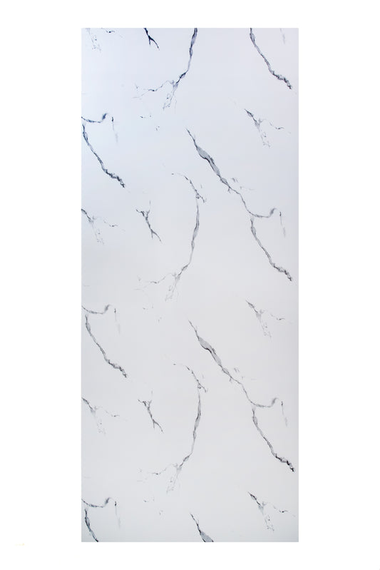 Placa Decorativa PVC Imitatie Marmura, 2800x1200 mm, Lucida White - PanelDecorArt