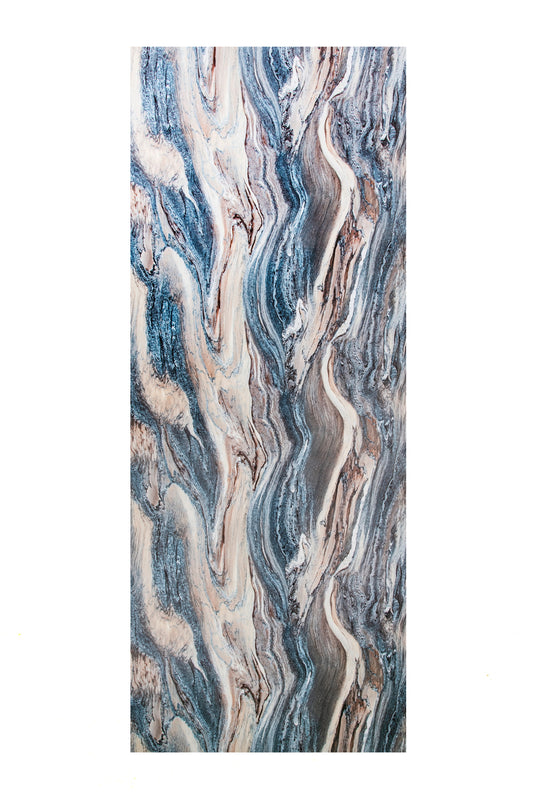 Placa Decorativa PVC Imitatie Marmura, 2800x1200 mm, Blue Art - InteriorLuxDesign
