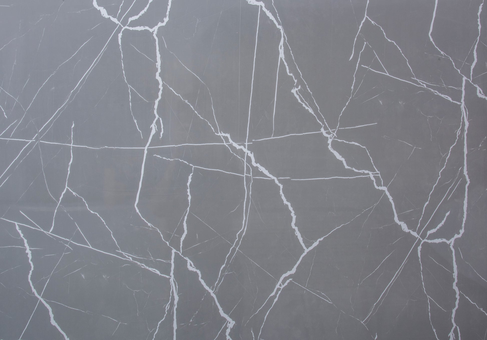 Placa Decorativa PVC Imitatie Marmura, 2800x1200 mm, Gri mat cu Textura Alba - PanelDecorArt