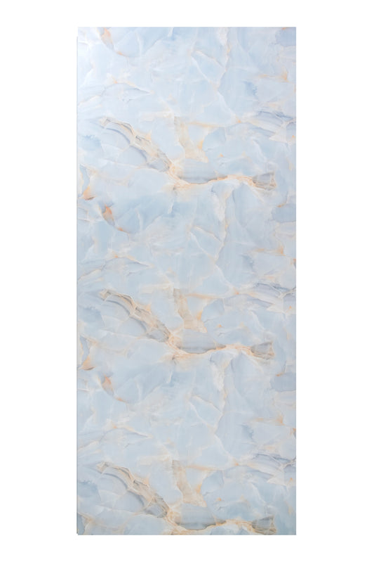 Placa Decorativa PVC Imitatie Marmura, 2800x1200 mm, Turcoaz - InteriorLuxDesign