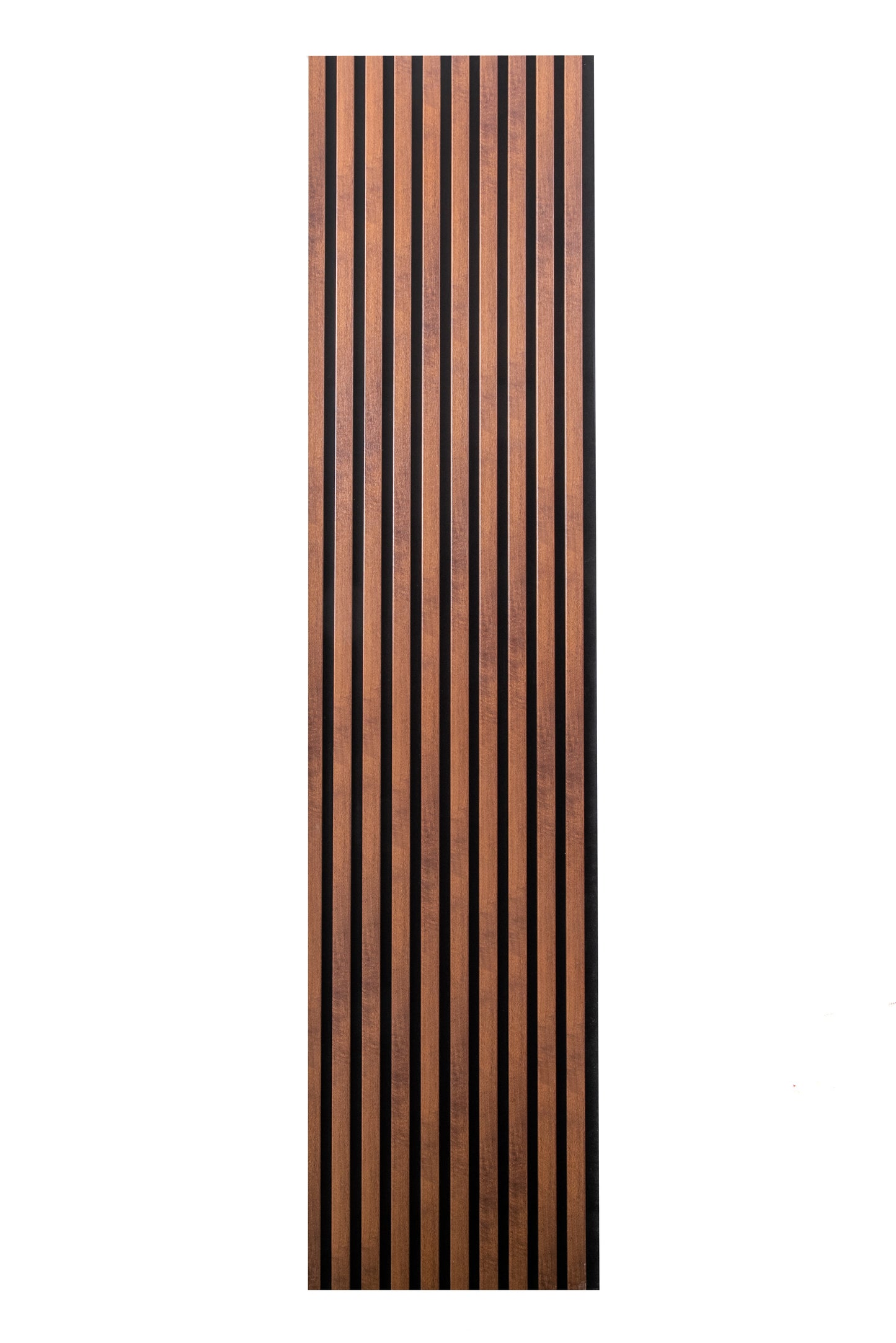 Panou Riflaj Decorativ Acustic, MDF, 2800 x 500 mm, Stejar Maro Inchis - InteriorLuxDesign