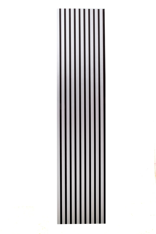 Panou Riflaj Decorativ Acustic, MDF, 2800 x 500 mm, Alb - InteriorLuxDesign