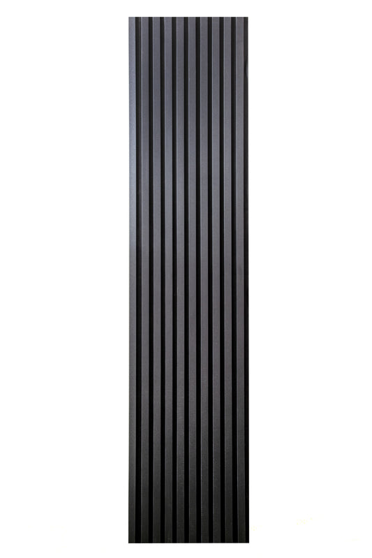 Panou Riflaj Decorativ Acustic, MDF, 2800 x 500 mm, Gri Inchis - InteriorLuxDesign