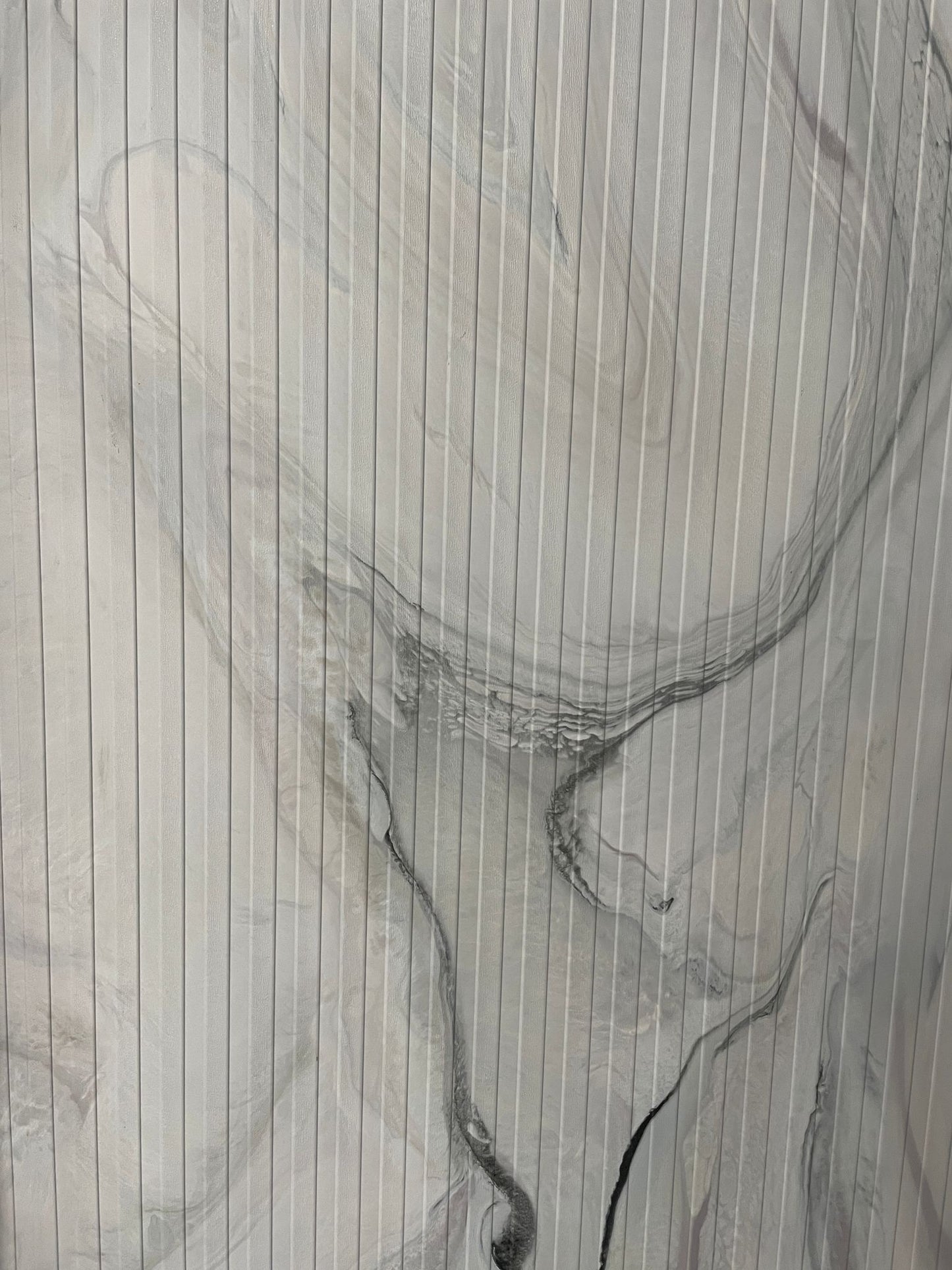 Placa Decorativa PVC Imitatie Marmura, 2800x1200 mm, Blue with Lines